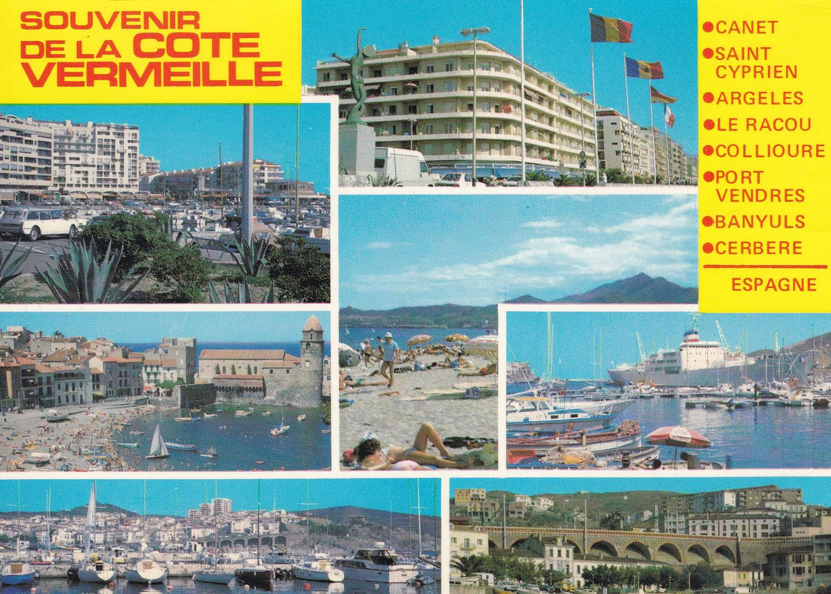 POSTAL 18185: La cote vermeille