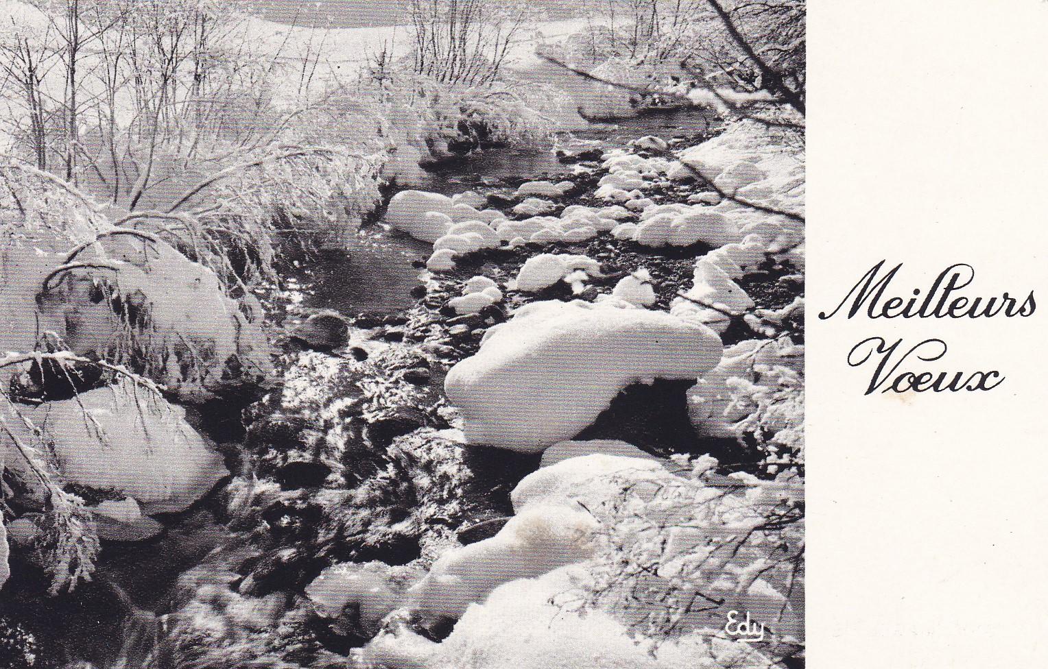 POSTAL 18196: Images de chez nous en hiver