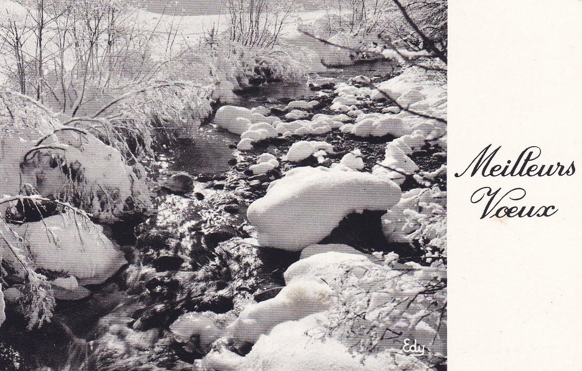 POSTAL 18196: Images de chez nous en hiver