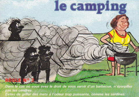 POSTAL 18203: Le camping