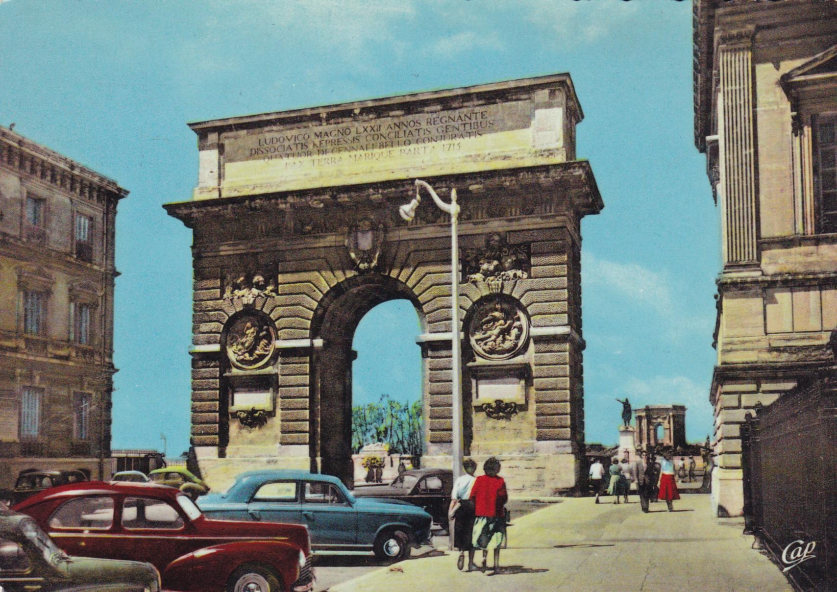 POSTAL 18225: Montpelier L Arc de Triomphe