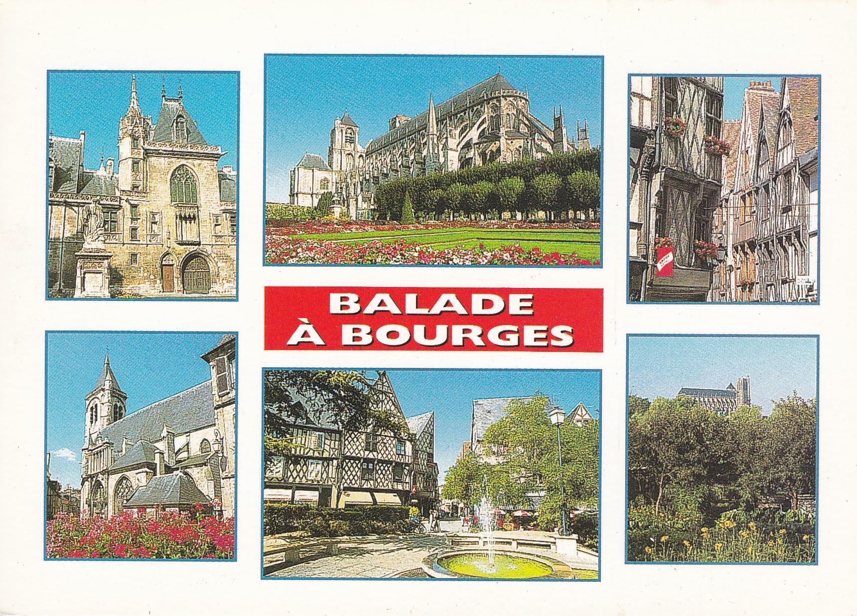 POSTAL 18241: Balade a Bourges