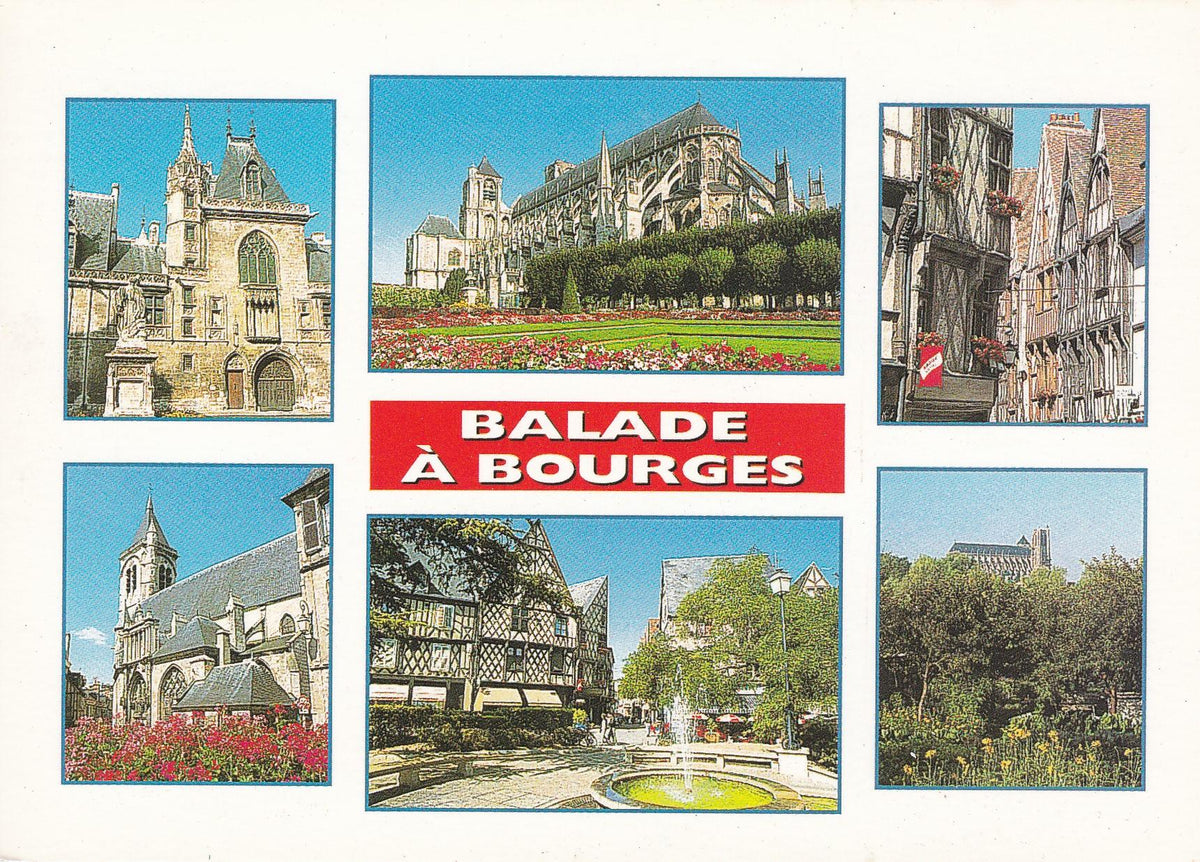 POSTAL 18241: Balade a Bourges