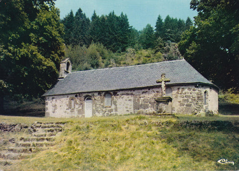 POSTAL 18247: Thiezac - La chapelle