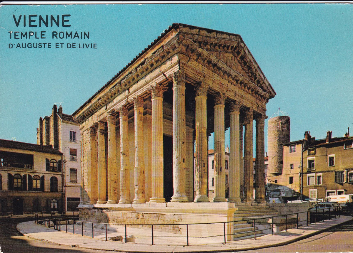 POSTAL 18283: Vienne sur le Rhone Le Temple Romain