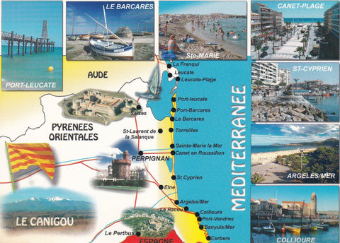 POSTAL 18289:La  Cote vermeille