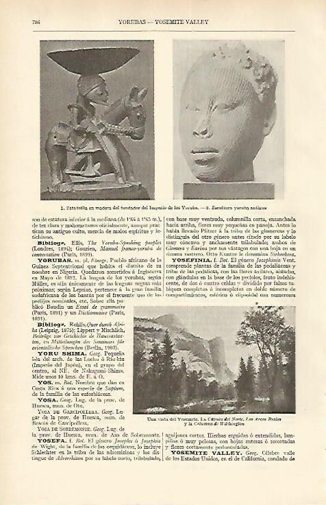 LAMINA ESPASA 1639: Esculturas de los Yoruba