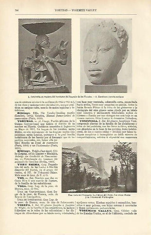 LAMINA ESPASA 1639: Esculturas de los Yoruba