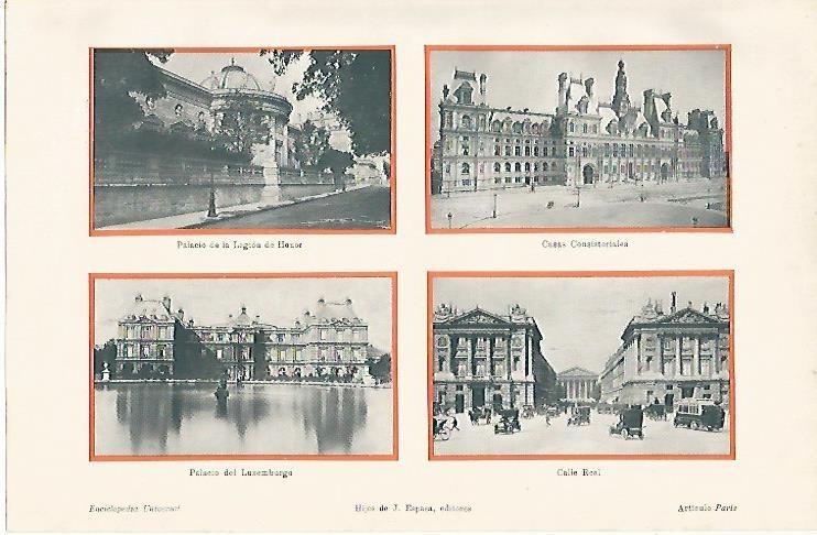 LAMINA ESPASA 2268: Palacios de Paris