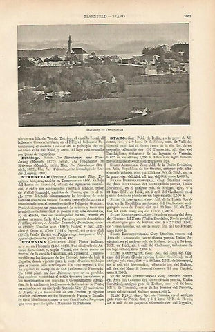 LAMINA ESPASA Alemania 7411: Vista general de Starnberg Alemania
