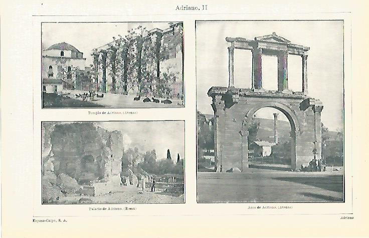 LAMINA ESPASA 8116: Arco de Adriano en Atenas