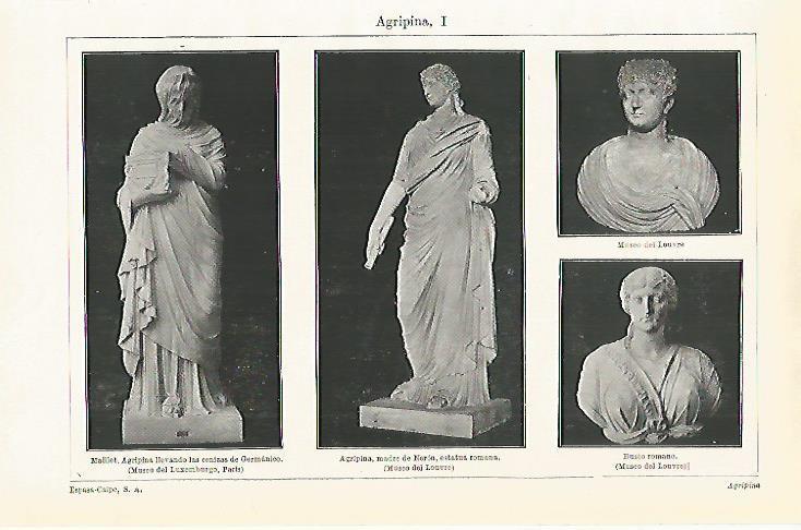 LAMINA ESPASA 15409: Esculturas de Agripina