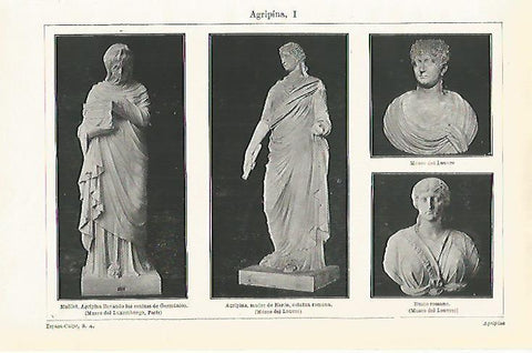 LAMINA ESPASA 15409: Esculturas de Agripina
