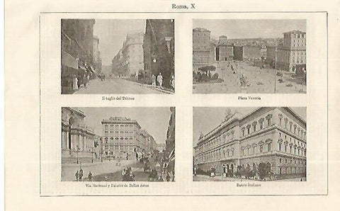 LAMINA ESPASA 19188: Edificios de Roma