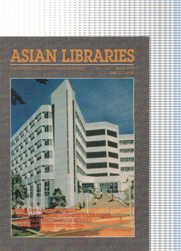 Asian Libraries. vol. 3 no. 1, march 1993