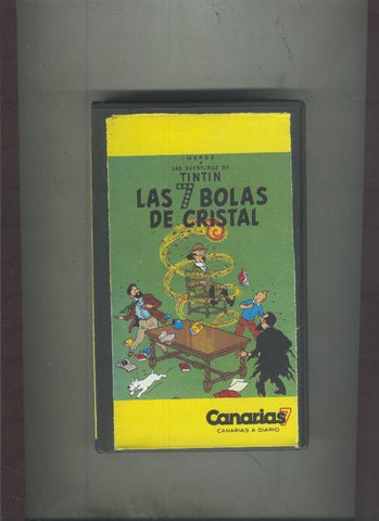 Video VHS: Tintin: Las 7 bolas de cristal