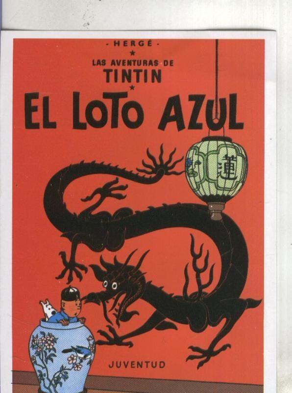 Postal / Recorte propaganda 002313: Tintin: El loto azul