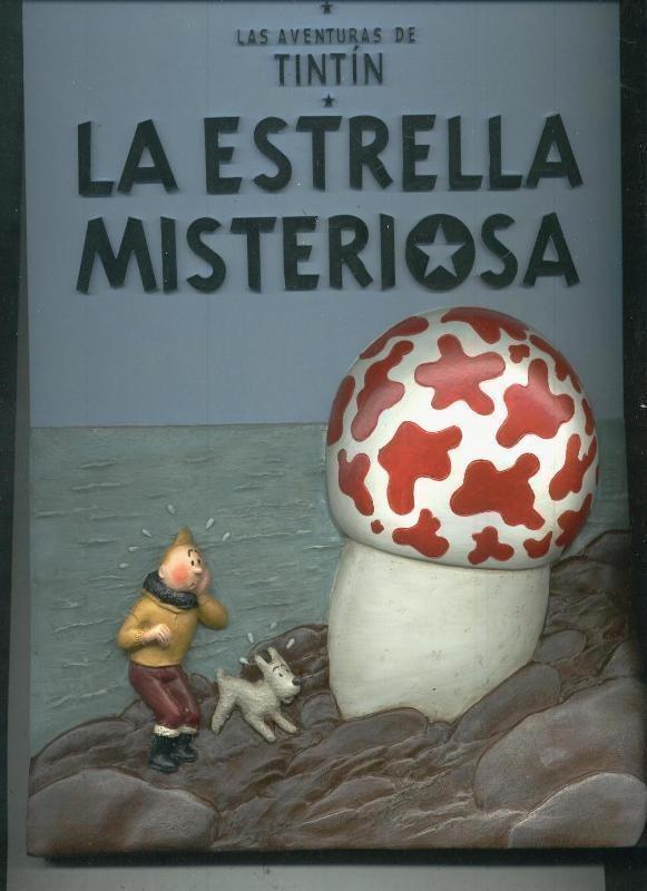 Tintin la estrella misteriosa, album de resina