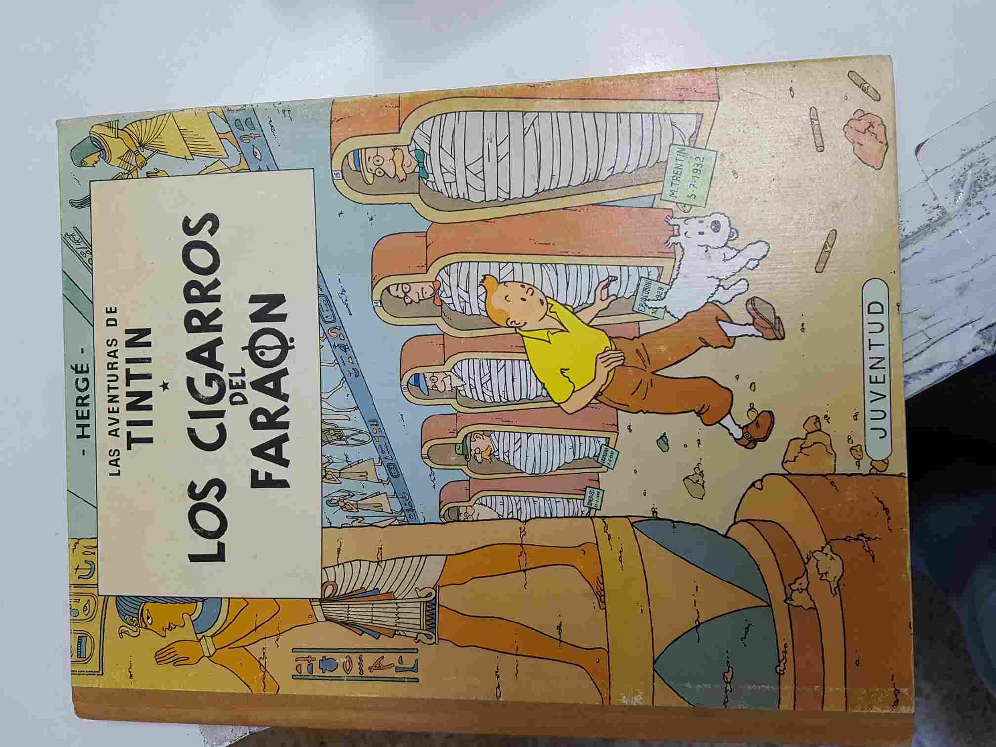 TINTIN: Los cigarros del faraon (cuarta edicion 1972)