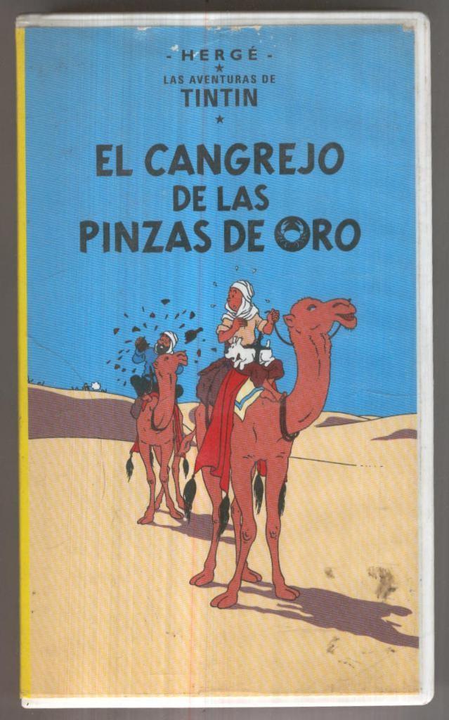 VHS Cine Tintin: EL CANGREJO DE LAS PINZAS DE ORO (1992)
