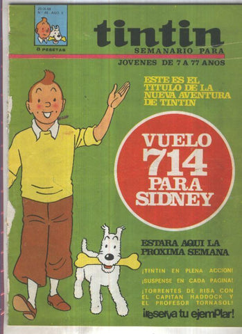 TINTIN de Zendrera: Numero 46 (Prodece de tomo desencuadernado)