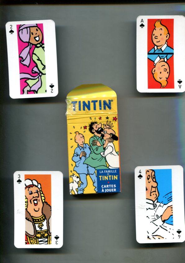 Cartes a Jouer: La famille de Tintin