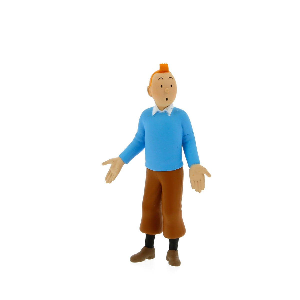 Figura PVC Tintin: Tintin Jersey Azul - Figura Grande 8.5cm (ref. #42502)