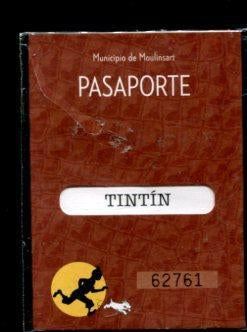 Pasaporte Tintin numero 62761