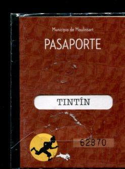 Pasaporte Tintin numero 62870