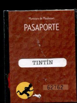 Pasaporte Tintin numero 62762