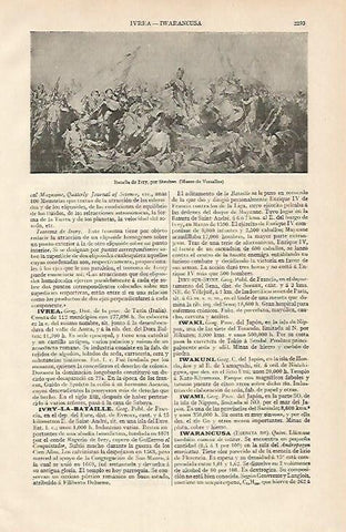 LAMINA ESPASA 7291: Batalla de Ivry por Steuben