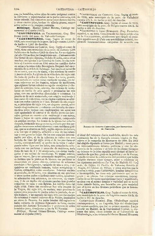 LAMINA ESPASA 8259: Retrato de Roberto Castrovido