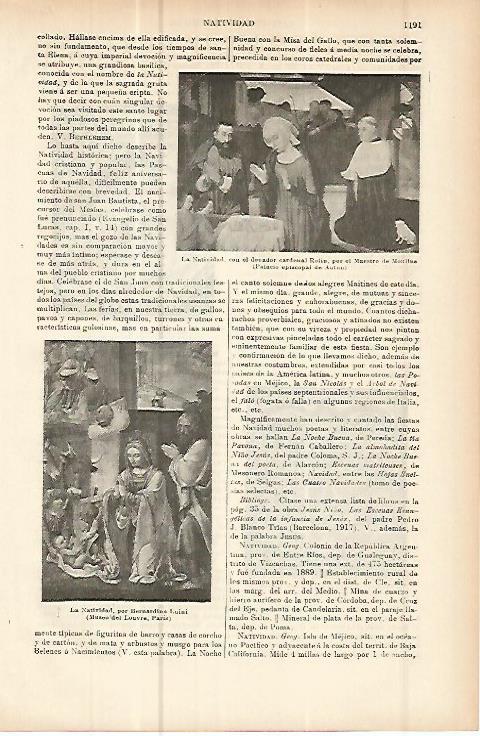LAMINA ESPASA 10748: La Natividad por Luini y por el Maestro de Moulins