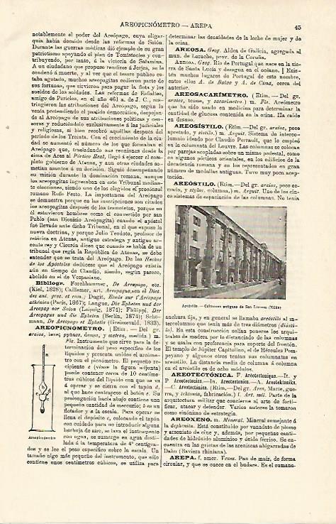 LAMINA ESPASA 12743: Columnas de San Lorenzo en Milan