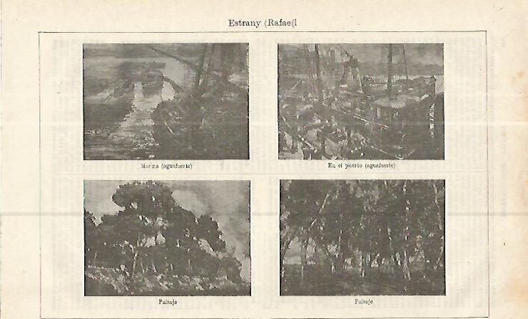 LAMINA ESPASA 16386: Obras de Rafael Estrany