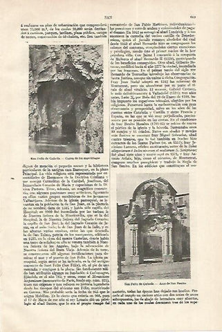 LAMINA ESPASA 18280: Cueva de los Murcielagos en Sant Feliu de Guixols
