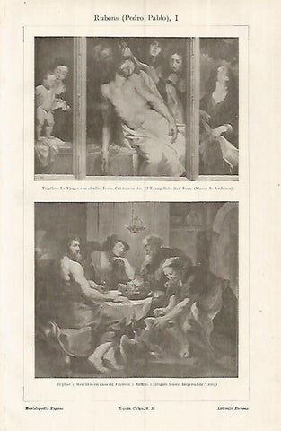 LAMINA ESPASA 19307: Triptico de Rubens