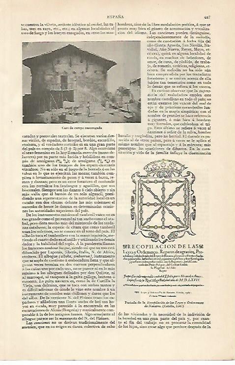LAMINA ESPASA 10172: Casa de campo en el Pais Vasco