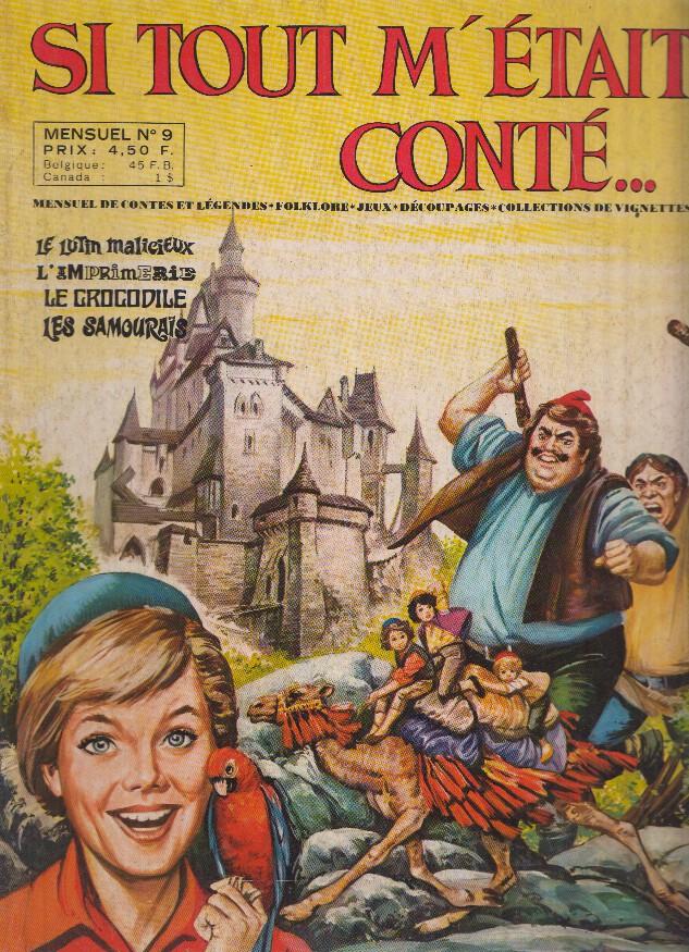 SI TOUT M'ETAIT CONTE...; Mensuel numero 09: LE LUTIN MALICIEUX (Sagedition 1970)