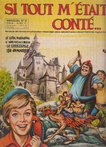 SI TOUT M'ETAIT CONTE...; Mensuel numero 09: LE LUTIN MALICIEUX (Sagedition 1970)