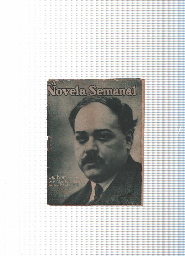 La Novela semanal 08 agosto 1921: La hiel