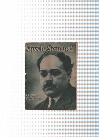 La Novela semanal 08 agosto 1921: La hiel