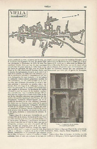 LAMINA DE ESPASA 275: Plano de Viella