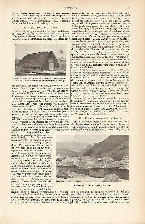 LAMINA ESPASA 4149: Chozas de los basutos en Africa del Sur