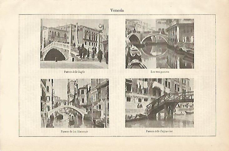 LAMINA ESPASA 6001: Vistas de Venecia