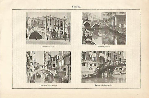 LAMINA ESPASA 6001: Vistas de Venecia