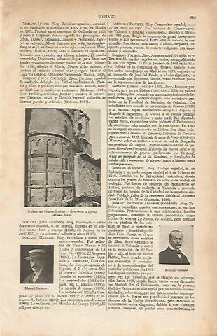 LAMINA ESPASA 7468: Iglesia de San Jorge en Soriano nel Cimino Italia