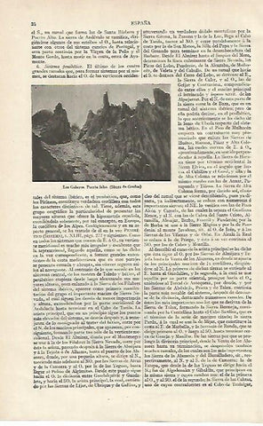 LAMINA ESPASA 15524: Los Galayos en la Sierra de Gredos