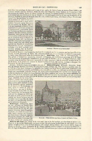 LAMINA ESPASA Alemania 16963: Universidad de Rostock Alemania