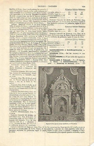 LAMINA ESPASA 17144: Sagrario de la Iglesia de los Apostoles en Florencia